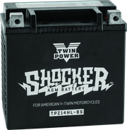 Twin Power YTX-14L Shocker Battery Replaces H-D 65958-04 220 CCA