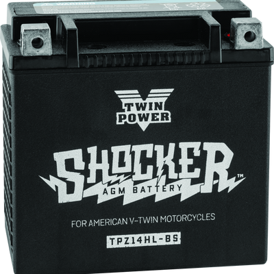 Twin Power YTX-14L Shocker Battery Replaces H-D 65958-04 220 CCA