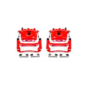 Power Stop 06-10 Jeep Commander Front Red Calipers w/Brackets - Pair