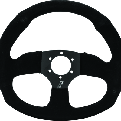 DragonFire Racing Steering Wheels - D-shaped- Suede- Iron Series- 0in offset