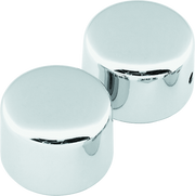 Bikers Choice 08-Up Big Twin Black Axle Cap Set Front
