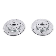 Power Stop 17-19 Chevrolet Bolt EV Front Evolution Drilled & Slotted Rotors - Pair