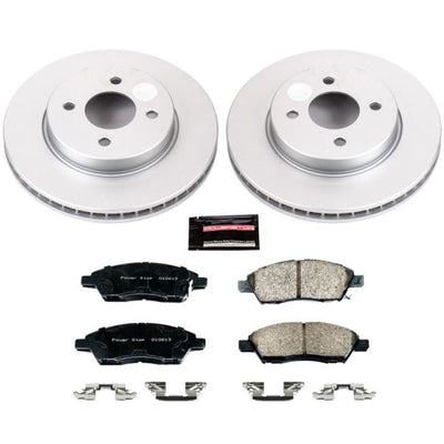 Power Stop 12-18 Nissan Versa Front Z17 Evolution Geomet Coated Brake Kit