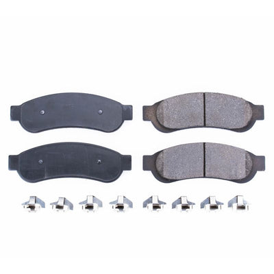 Power Stop 10-12 Ford F-250 Super Duty Rear Z17 Evolution Ceramic Brake Pads w/Hardware