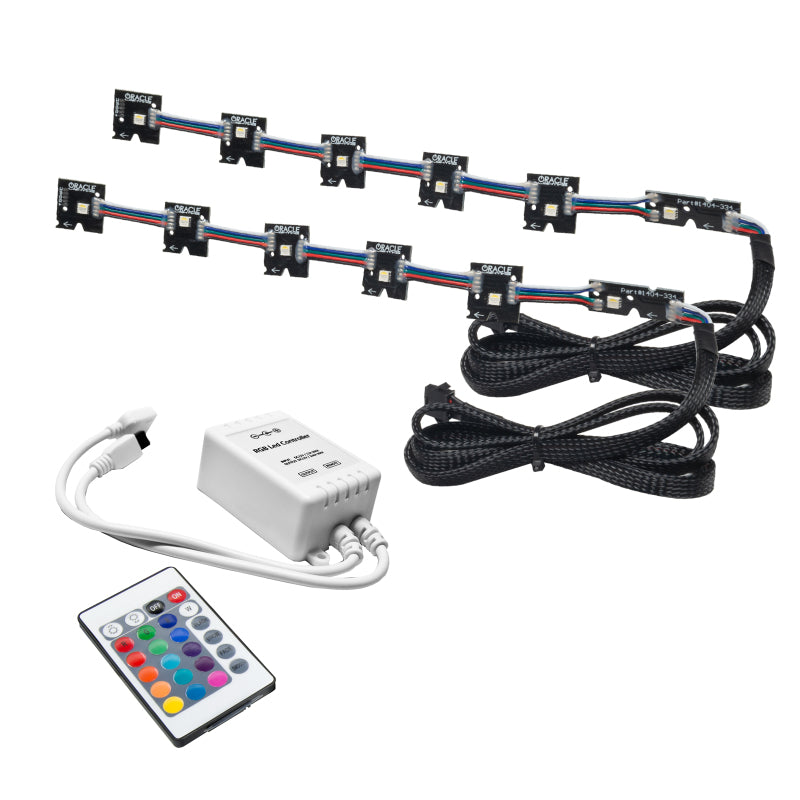 Oracle 14-21 Infiniti Q50 RGB+W Headlight Halo Kit - ColorSHIFT w/ Simple Controller