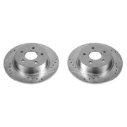 Power Stop 13-18 Ford C-Max Rear Evolution Drilled & Slotted Rotors - Pair