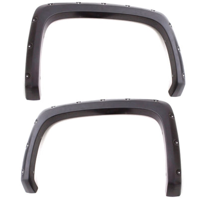 Lund 07-14 GMC Sierra 2500 RX-Rivet Style Textured Elite Series Fender Flares - Black (4 Pc.)