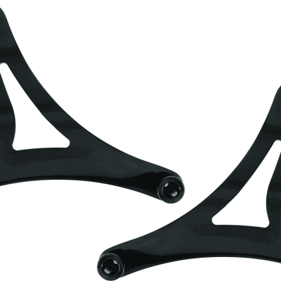 Kuryakyn Fixed Mounts Multi-Purpose Driver & Passenger Backrest 14-22 Indian Models Black