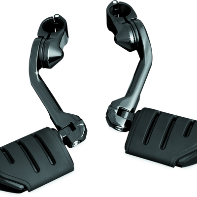 Kuryakyn Tour Tech Trident Dually 6in Back Arm With 1-1/4in Clamps Black