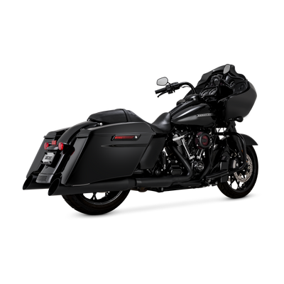 Vance & Hines 17-26 HD Touring Backslash 450 Slip-on Exhaust - Wrinkle Black