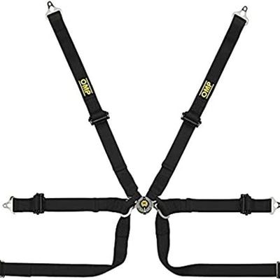 OMP Safety Harness Tecnica 2In Prot Black Pull Up - (Fia 8853-2016)