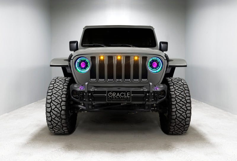 Oracle Oculus Bi-LED Projector Headlights for Jeep JL/Gladiator JT - w/ Simple Controller