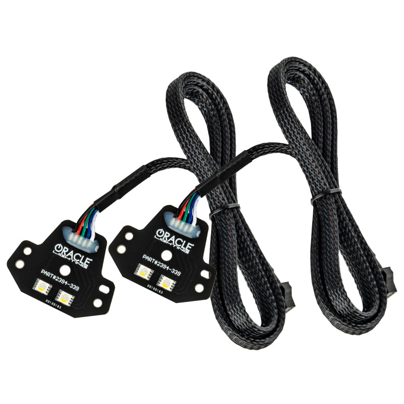 Oracle 15-21 Dodge Charger RGB+W DRL Headlight DRL Kit - ColorSHIFT w/ Simple Controller