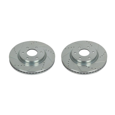 Power Stop 10-13 Nissan Patrol (Middle East Market) Front/Rear Drilled & Slotted Rotor (Pair)