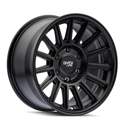 Dirty Life Journey 9316 17x8.5 / 6-135 BP / 0mm Offset / 87.1mm Hub Matte Black Wheel