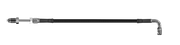 Goodridge 78in Universal Clutch Line w/SS Fittings & Black Hose - 90Deg Banjo w/Straight 7/16 UNF
