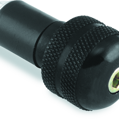 BikeMaster Anti-Vibration Bar Ends - 1in - Black