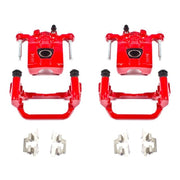 Power Stop 07-12 Nissan Altima Rear Red Calipers w/Brackets - Pair