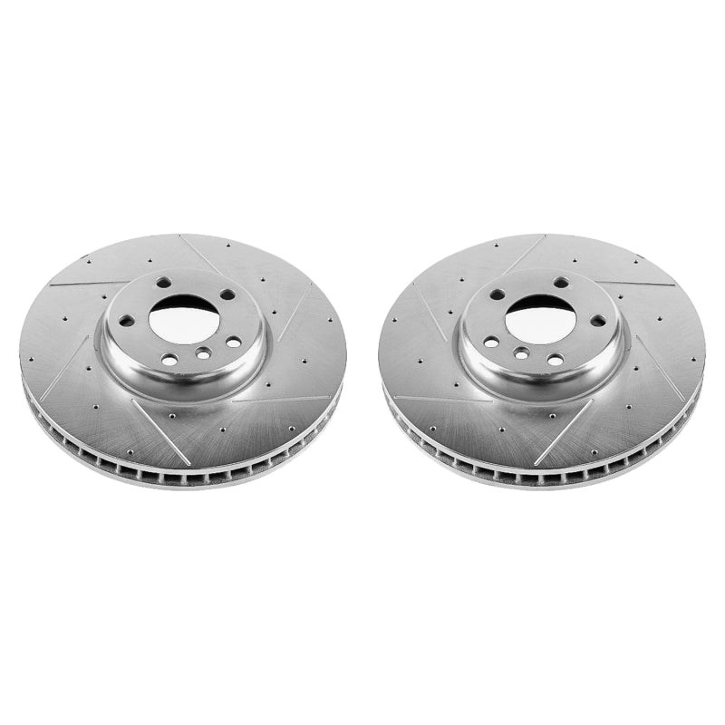 Power Stop 10-17 BMW 535i GT Front Evolution Drilled & Slotted Rotors - Pair
