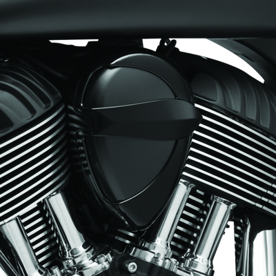 Kuryakyn Horn Cover John Shope Series Black