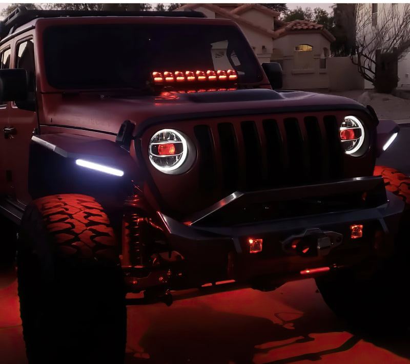 Oracle Jeep Wrangler JL/Gladiator JT Projector Illumination Kit - w/o Controller