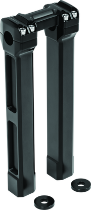 Kuryakyn 12inch Billet Handlebar Risers Black