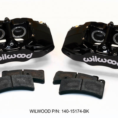 Wilwood DPC56 Rear Caliper Kit Black Corvette All C5 / Base C6 1997-2013