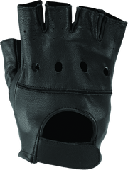 River Road Diamond Shorty Gloves Black Womens - Large