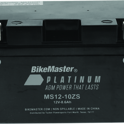 BikeMaster AGM Battery - MS12-10ZS