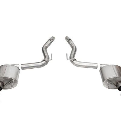 Corsa 24+ Ford Mustang GT Touring Axle-Back Dual Rear Exit with 4.5in Pro Series Polished Tips