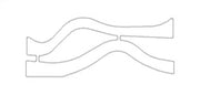 Cometic Ford Windsor .060in Fiber Intake End Seals Kit