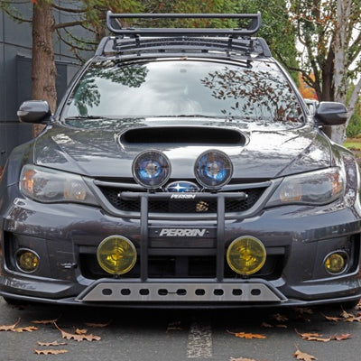 Perrin 08-14 Subaru WRX/STI Tow Hook Kit (Front) - Flat Black