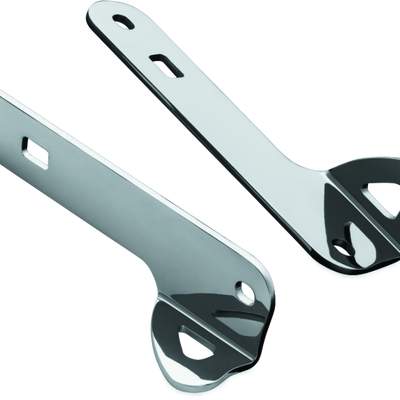 Kuryakyn Custom Teardrop Tie-Down Brackets 14-Up Touring Chrome