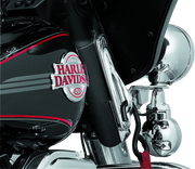 Kuryakyn Custom Teardrop Tie-Down Brackets 83-13 Touring Chrome