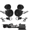 Boss Audio Systems Motorcycle Speaker Amplifier/ Bluetooth/ 3in Speakers 2 Pair- Black