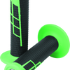 ProTaper Clamp-On 1/2 Waffle Grips - Neon Green/Black