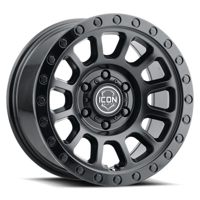 ICON Hulse 18x9 8x6.5 12mm Offset 5.5in BS Double Black