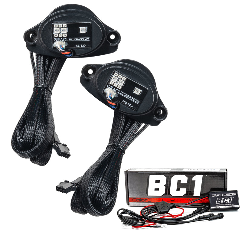 Oracle 20-21 Chevy Corvette C8 RGB+A Headlight DRL Kit - ColorSHIFT w/ BC1 Controller