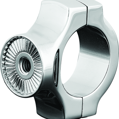 Kuryakyn Side Mount License Plate Holder Clamp 86-17 Softails Chrome