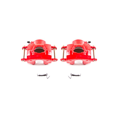 Power Stop 94-96 Chevrolet Impala Front Red Calipers w/o Brackets - Pair