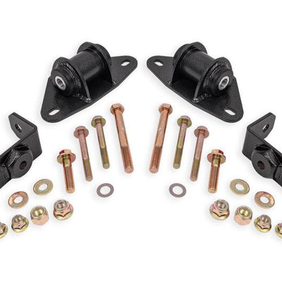 BMR 14-19 Chevrolet Corvette Motor Mount Kit - Black Hammertone
