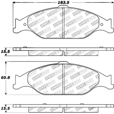 StopTech Performance Brake Pads