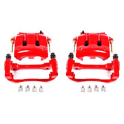 Power Stop 05-14 Ford Mustang Front Red Calipers w/Brackets - Pair