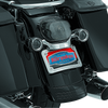 Kuryakyn Curved License Plate Mount Chrome