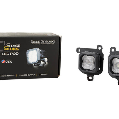 Diode Dynamics 21-24 Ford Bronco Sport SSC1 LED Fog Light Kit