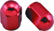 BikeMaster Valve Caps Aluminum (6 Pair) - Red