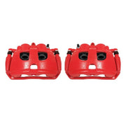 Power Stop 09-10 Dodge Ram 2500 Rear Red Calipers w/Brackets - Pair