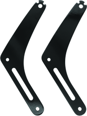 Kuryakyn Fixed Mounts Multi-Purpose Driver & Passenger Backrest 18-Up Softail Black