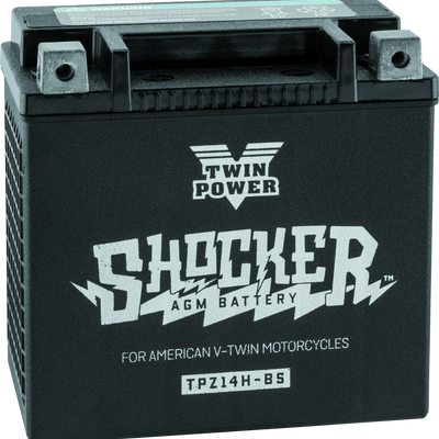 Twin Power YTX-14 Shocker Battery Replaces H-D 65948-00 220 CCA