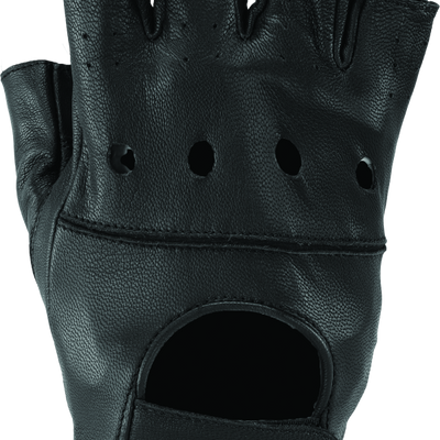 River Road Diamond Shorty Gloves Black Womens - Small